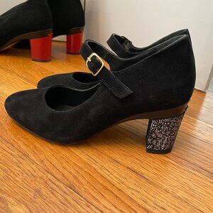 Tanya Heath Paris leather shoe; many interchangeable heels sold separately